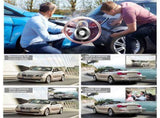 Full Hd 1080P 3-Channel Car Dvr With 4 Ips Screen 5Mp Camera And 170 Degree Wide Angle PRL-6856SMC