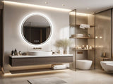 500x700mm LED Bathroom Mirror Oval Dimmable Anti-Fog V178-66711