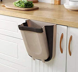 Hanging Trash Can Collapsible Small Garbage Waste Bin for Kitchen Cabinet Door V178-40989