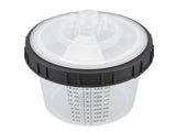 Disposable Paint Spray Cup Plastic Spray Paint Mixing Cup with Lids Painting Supplie 600ml V1294-YM0523-3114220033511