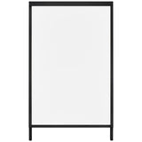 A Frame Sidewalk Sign, 61x91cm Heavy Duty Slide-in Signboard Holder, Double-Sided Folding Sandwich V952-XHBZA2436INCHM1FCV0