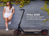 VALK Synergy 7 Electric Scooter, 500W 15Ah, AU Compliant, Motorised eScooter for Adults, Black/Red V219-TRNESCVAS7R