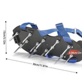 Spiked Lawn Aerator Shoes - Dual Strap Design with Steel Cleats for Easy Soil Aeration - No-Tool V1366-AZ2-W-16485