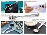 18-Piece Stainless Steel Measuring Cups and Spoons Set,5 Stainless Steel Nesting Measuring Cups & 6 V1192-AZ-W-32083