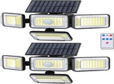 Solar Motion Sensor Outdoor Lights with 288 LEDs & 2800LM 270&deg Wide Angle, IP65 V1107-SOLAR MOTION SENSOR OUTDOOR LIGHTS