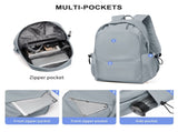 BJLFS Unisex Lightweight Water-Resistant Backpack, Black Blue V1189-LWWAL-20260325-00067