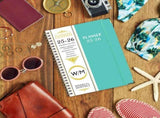 Summer Deal Yxwen 25.7-26.6 Years English Notepad A5 2025.7 to 2026.6 Weekly Monthly V1189-LWWAL-20260325-02125