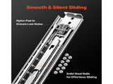 1 Pair 18-60 in Soft-Close Drawer Slides Ball Bearing Full Extension V952-ZXCTHG500B22LTASUV0