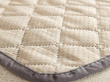 90*90CM Grey Waterproof & Scratch-Resistant Pet Sofa Protector Mat with Pillow Cat & Dog Bed, V888-ELOSUNG17393