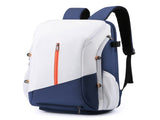 White and blue Multi-functional Sports Backpack for Men & Women - Waterproof Basketball, Badminton, V888-ELOSUNG40205