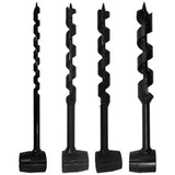 4PCS Hand Auger Wood Drill Bit Set, High Carbon Steel Bushcraft Auger, Manual Twist Drill, Survival V1369-AZ3-W-08664