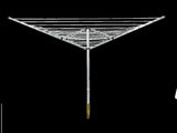 4 Arm Rotary Airer Outdoor Washing Line Clothes Dryer 50m Length V63-836191