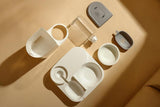 2 in 1 Automatic Cat Feeder and Waterer Ceramic Pet Bowl for Cats and Small Dogs V1263-JX-6223