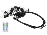 Outdoor Waterproof String Lights RGB Colorful Lights with RF IR Remote Control 100240VEU Plug V1294-YM0901-3119200177912