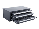 Drill Bit Cabinet, Three-Drawer Drill Bit Organizer Cabinet for A to Z, Steel Drill V952-ZTFPGJXADZSCZ52E8V0