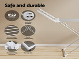 Devanti Foldable Electric Heated Towel Rail Rack with 24H Timer TW-C-YTC-ALUM