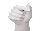 Table Vase White Color 10cm Long Ceramic Vases Decorative V1294-YM220927TW05-1-0421