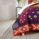 Floral Sunflower Comforter Set, King Size, Quilted Bedding with Pillowcases V745-MAB010677AJ3