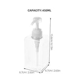 6-Pack Refillable Shower Dispenser Bottles for Soap, Lotion, Travel, Portable Bathroom Storage V1370-AZ4-14043