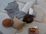KAAT Amsterdam Jonine Sand Square Filled Cushion 45cm x 45cm V442-HIN-CUSHION-AMSTERDAMJONINE-SAND-SQ