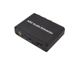 ARC to Audio Adapter Extractor HDMI-compatible Optical Fiber Coaxial 3.5mm Output Converter Black V1263-JX-1058