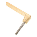 Fireplace Door Handle Stainless Steel Heat Resistant Universal Replacement for Wood Stove V1192-AZ-W-24844