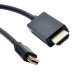 5m Mini DisplayPort Male - HDMI® Cable Male: Black 022.002.0455