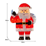 Christabelle 81cm Christmas Santa Display with Lights 112_MHA506