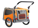 Dog Bike Trailer, Supports up to 30 kg, 2-in-1 Pet Stroller Cart Bicycle Carrier, Easy Folding Cart V952-TCTCLYSCWZXCMJR9ZV0