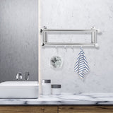 Bathroom Towel Rack with,Double Bathroom Towel Rack with,Wall Mounted Double Towel bar with V1366-AZ2-W-24588