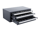 End Mill Cabinet, Three-Drawer End Mill Organizer Cabinet for 1/8" to 1", Steel End Mill V952-ZTFPGJX18D1SM1MR6V0
