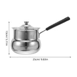 Stainless Steel Hand Drip Coffee Pot with Side Handle for Home Brewing and Heating V1366-AZ2-W-18218