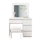 Levede Dressing Table Vanity Set Stool VM1014-WH