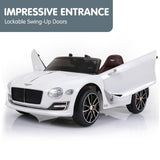 Kahuna Bentley Exp 12 Speed 6E Licensed Kids Ride On Electric Car - White CAR-BEN-WH