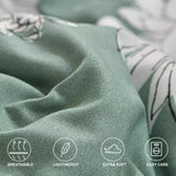 Vintage Floral Duvet Cover Set - Reversible Design-King V745-AQ082033K3