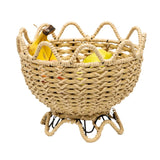 Contemporary Woven Footed Bowl 27cm V637-91257BWL