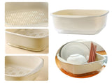 Double Layer Vegetables Fruits Washing Basket Kitchen Colanders Bowl Set Plastic Drain Basin Basket V1294-YM0901-3117230355711