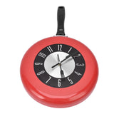 Frying Pan Wall Clock Aluminum Kitchen Pot Decorative Hanging Clocks for Dining Room Bars V1294-YM0523-3115220013511