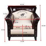 CHARLESTON POLO VINTAGE ARM CHAIR V742-M1958