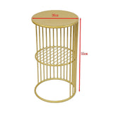 Round Side Table Bedside Bedroom Lounge Furniture V63-921141