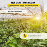 Greenhouse Film, 24' x 100' Greenhouse Plastic Sheeting, 6 mil Thickness Suncover Greenhouse, V952-TMWSM24FT100FS1KWV0