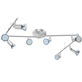 8s LED Tracking Kit, Foldable Ceiling Spoting with Flexibly Rotatable Head, Track V1171-CX-TK8USGU10S