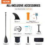 Inflatable Stand Up Paddle Board, 152 mm Wide SUP Paddleboard, with Board Accessories, Pump, Paddle, V952-CQJBPTKPTKBLR6D1UV0
