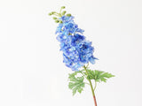 Artificial Delphinium Latex Flower 4 Pcs 31.5inch Long Stem Lifelike Real Touch for Tall Vase Home V1294-YM0901-241129HL06-3