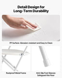 VEVOR 4 Pack Folding Chairs, Foldable Plastic Chairs with Heavy Duty Metal Frame, Portable Folding V952-JSZDYSLJS4BZEBN6X001V0