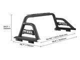Truck Bed Roll Bar Universal Chase Rack for Mid-Size Pickup Carbon Steel V952-TYKKCCFGGBDXUF2DWV0