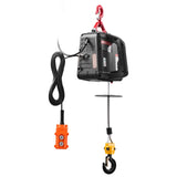 2-in-1 Electric Hoist Winch, 500 kg Capacity, 1500W Portable Power Winch Crane, 7.6 m Lifting V952-CGGGKBXSDDHL73MQ6001V3