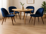 Levede 4x Dining Chairs Seat French Navy CH1037-2-NVX2