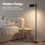 Artiss LED Floor Lamp, Modern Reading Lamp 360 Rotating Adjustable Light Head,12W Standing Lamp for LAMP-FLOOR-LED-360-BK