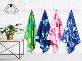 4 Pack Oversized Thin Beach Towels, Quick-Dry Swim Travel Towels for Adults, Poolside, Camping V1189-LC-AMZ-00281